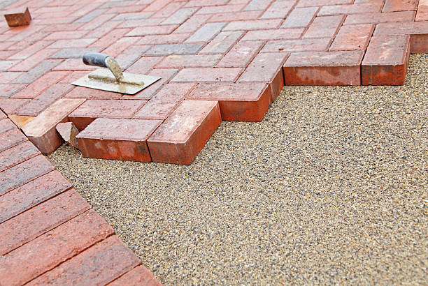 Residential Paver Driveway in Roscoe, TX